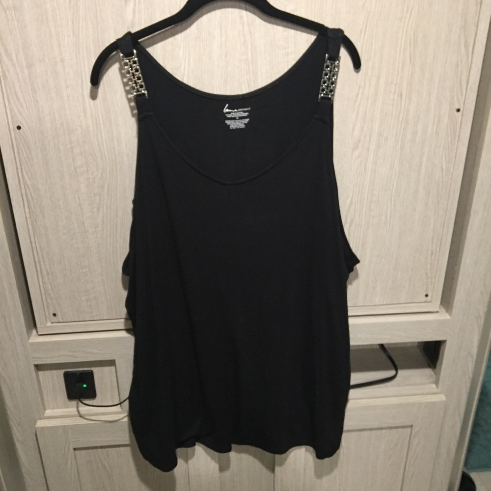 Lane Bryant tank top With Metal Shoulder Detail